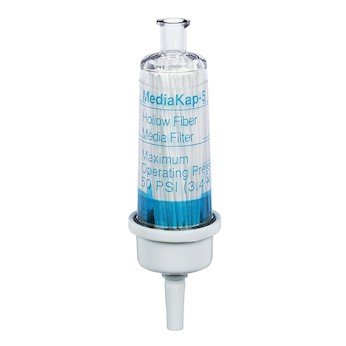 MediaKap MP2M-020-18S Plus Hollow Fiber Me Diameter Filters, 0.2-2 L, F/M Luer (Pack of 18)