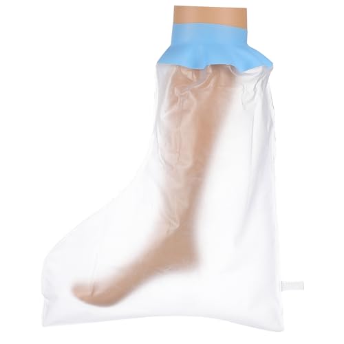Didiseaon Shower Foot Cover for Adults Cast Protector Bag for Foot Waterproof Cast Shower c