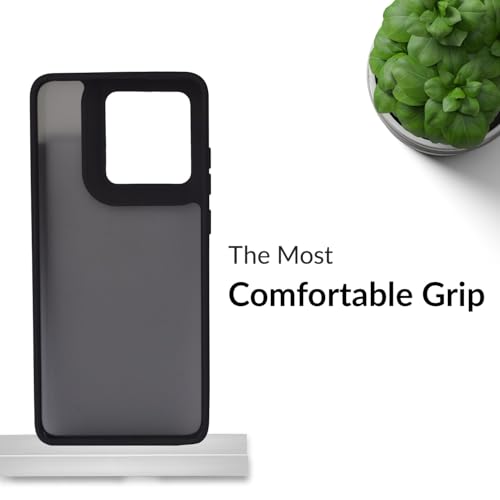 Image of SPRIG Compatible with Moto Edge 60 Stylus Premium MistClear Back Cover Drop Tested Shock Proof Mobile Case for Men, Women, Boys and Girls with Camera Protection (Black)