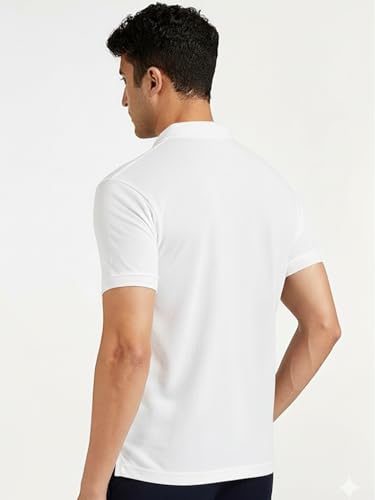 Image of Premium Cotton Pique Polo T-Shirt for Men | Half Seelves Regular Fit | Polo Neck - Ultra-Soft Breathable Fabric | Moisture Wicking