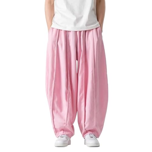 Men Harem Pants Wide Leg Harajuku Thin Casual Pants Male Streetwear Hip Hop Trousers