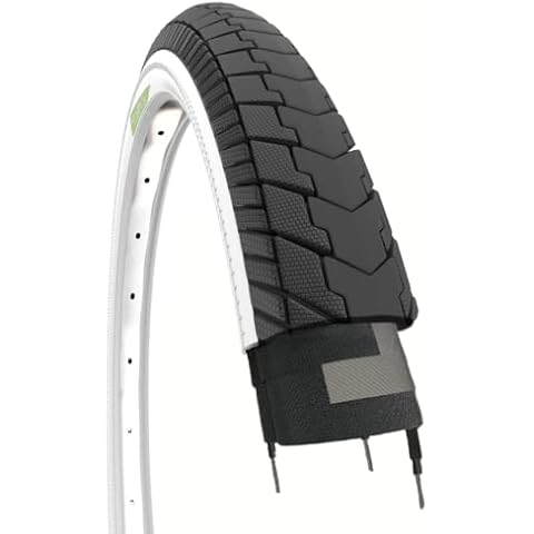 Reifen 24 x 1,75 Weißer Fahrradreifen Dankeschön City Bike Mädchen Straße Cover