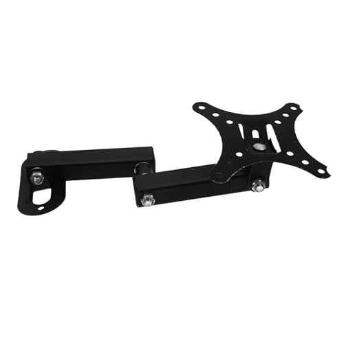 LIFKICH Tv Wall Mount 14-27 Inch Tv Computer Wall Bracket Articulating Tv Bracket for Flat Panel Easy Clean Design Swivel Left to Degrees