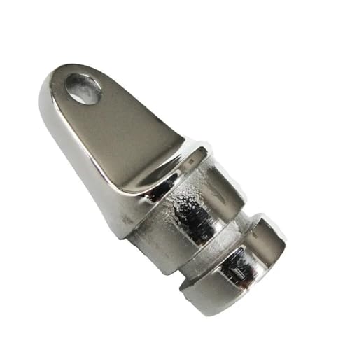 Quincaillerie bateau inox embout œil rond 7/8 finition miroir pour yacht