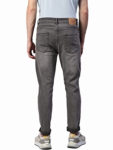 Image of Hubberholme Men's Stretchable Slim Fit Jeans - Casual Cotton Jeans for Men