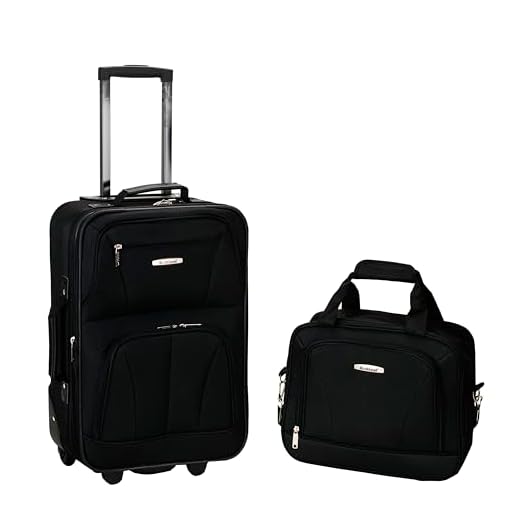 What is the lightest material for luggage Rockland Expandable Softside Luggage Set