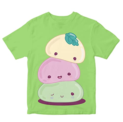 Image of Kids T-Shirt Kawaii Mochi - Japanese Rice Cake 100% Cotton Boy's Girl's Regular Fit Unisex T-Shirt