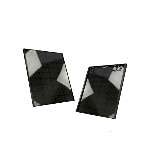Muglare 200W Bifacial Solar Panel N-Type 18BB High Efficiency, Dual Tempered Glass, Anti-PID...