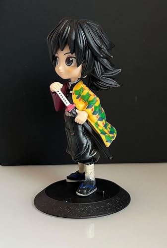 Image of Giyu Tomioka Action Figure- Miniature Toy Figure (Doll) Special Edition for Car Dashboard, Decoration, Cake, Office Desk & Study Table (Pack of 1)