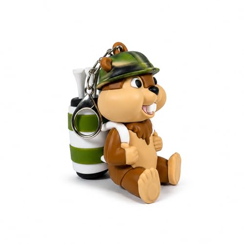 VannyVee Sports Golf Gift Gopher Caddy Golf Tee Holder Includes 8 Golf Tees Fun Golf Accessory for Men & Women