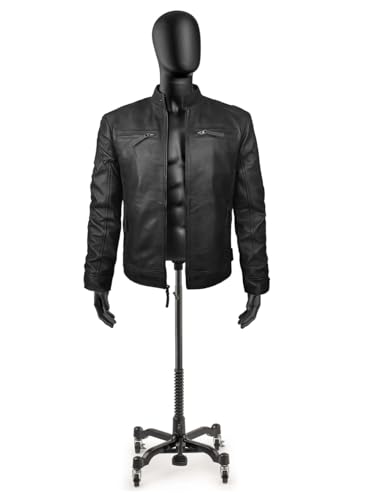 Mens Leather Jacket - Cafe Racer Style Real Lambskin Leather Jacket Men Soft Leather Jacket2