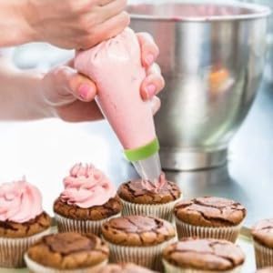 Miniatura 2 de 7 boquillas de tubería de glaseado, de acero inoxidable con volantes rusos para tuberías de glaseado, boquillas de tuberías de falda Bobbi,