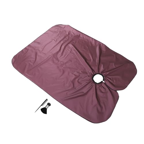 Set de 3 Capas impermeables para cortar cabello con cepillos miniatura 1