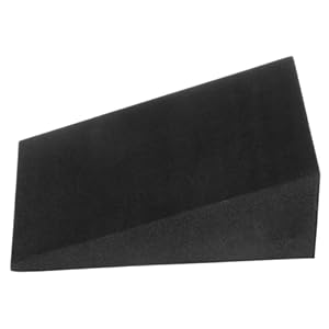 kowaku Squat Wedge Block Yoga Foam Wedge Anti Slip Professional EVA Foam Calf Stretch Slant Board Yoga Block for Exercise Balance