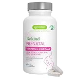 Igennus Methylated Prenatal Multivitamin for Women, Folate for MTHFR, High Absorption, Pure & Clean, Gentle Iron, Choline, Calcium & Magnesium, Vegan Pregnancy Vitamins, Halal, Non-GMO, 60 Tablets