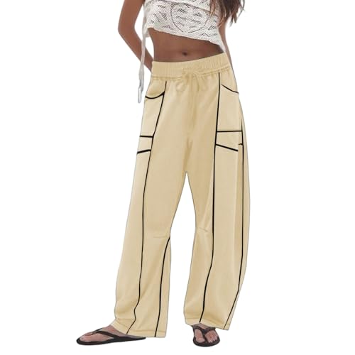 Pantalon de survêtement premium f409 taille haute pour femme aux finitions soignées