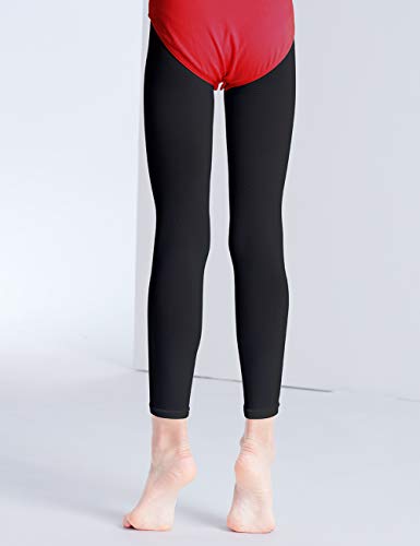 Image of Daydance Girl's Women's Footless Tights for Dance, Balle, Gymnasics