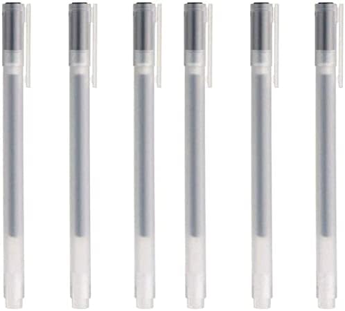 BL G1 5T B 6] Pilot Lot de 6 Stylos Encre Gel G 1 pointe fine 0,5 Noir