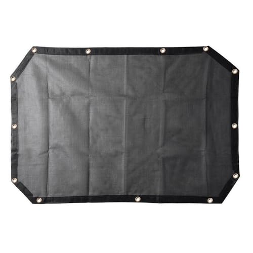 AJP Distributors Universal Replacement 350mm Deep Dish Suede Wrapped Red Stiching Steering Wheel Black With Koleshiya Horn Button