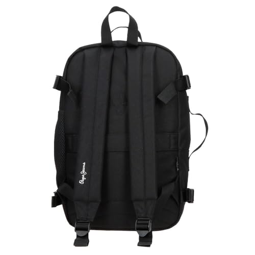 Pepe Jeans Para Todos. 6332521 Mochila Evergreen 40Cm Negro (Osfa), Casual, PoliéSter, Moda Infantil - 3