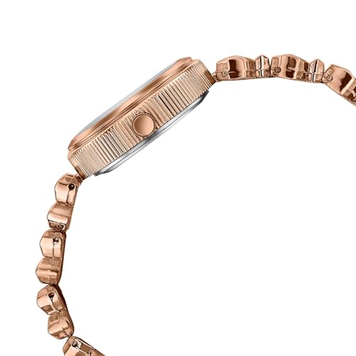 Image of Sonata Poze 8 Quartz Analog with Pink Dial IP Rose Gold Alloy Strap Watch for Women - SP80172WM01W
