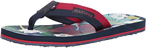 Tommy Hilfiger Men's Daven7 Slide Sandal, red, 12 M US