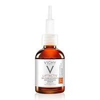 Vichy LiftActiv Vitamin C Serum For Face, Brightening Serum With 16% Pure Vitamin C + Hyaluronic Acid + Vitamin E, Improves Radiance & Firmness, Anti Aging, Protects Skin From Discoloration