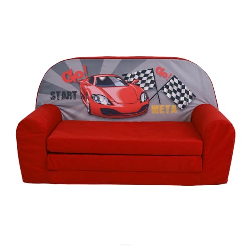 FORTISLINE Mini-canapé Sofa Enfant Motif Racing W386_02