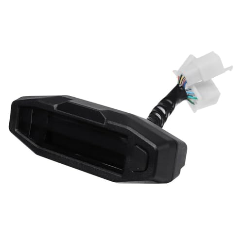 Velocímetro Universal de 12V for Barco y Motocicleta, velocímetro de reacondicionamiento, odómetro, medidor de Combustible de RPM, medidor Digital LCD retroiluminado for Caravana