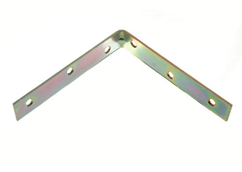 One Stop DIY 24 x wspornik narożny z prawej strony kątowej L wsporniki YZP stal 125 mm (5 cali) nowość