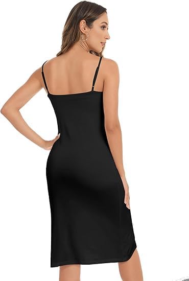 AURUZA Full Slip for Women under Dress Non Cling mid-length