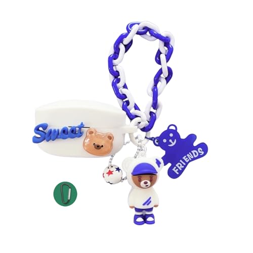Compatible with Sony WF-1000XM5/4/3 ケース カバー 可愛い オシャレ 創造性 おしゃれ 人気 3D漫画 キャラクター LinkBuds/WF-L900用ケースイヤホンケース 保護スリーブ 軽量 耐衝撃 (WF-1000X