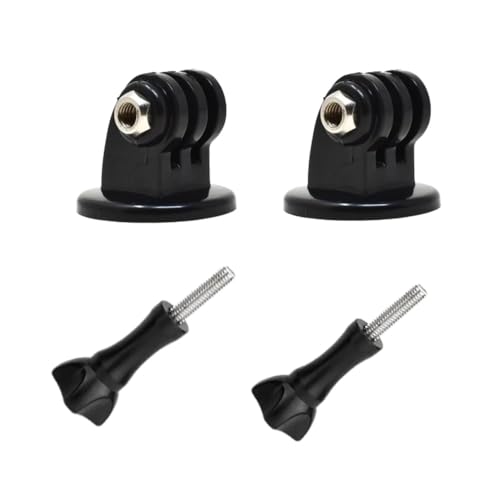 Image of Action Pro Tripod Mount Adapter with Thumb Screw Compatible with GoPro Hero 13 /12 /11 /10 /9 /8 /7 /6 /5 /4, SJCAM, Akaso, DJI Osmo, Insta360 Action Cameras (Pack of 2)