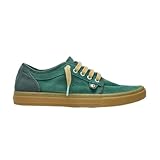 Satorisan - Heisei Suede Limited Edition - Zapatillas Casual para Hombre y Mujer - Sneakers Urbanas Cuero Respetuosas, Cómodas y Duraderas - Color Diving Green - Talla 45