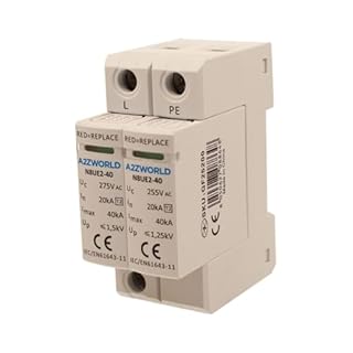 Scaricatore Di Sovratensione Modulare, SPD Tipo 2 T2, 1P+N Da 2 Moduli DIN, 20kA-40kA AC275V, IP20 IEC61643-11