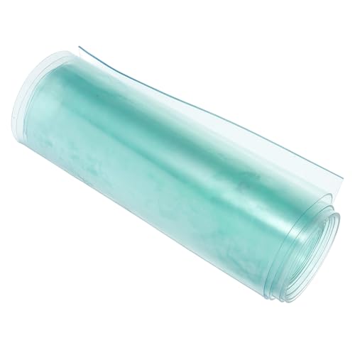 VICASKY Rabat de Porte Transparent pour Niche de Chien en Vinyle 1,5 Mm Épaisseur, 1,8 M Hauteur, Découpe Ajustable, Volet de Remplacement en Plastique, Porte Niche Sécurisé pour Animaux