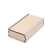 LANTWIT Fingerboard Ramp – Box Curb, Handmade Wooden Ramp with Steel Coping, Mini Skate Obstacle for 96mm Fingerboards
