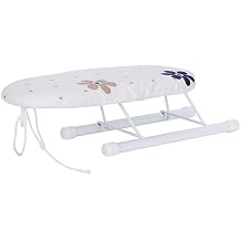 Ironing Board Small, Table Ironing Board, Travel Ironing Board for Sleeves, Collar, Mini Foldable Ironing Board with Ironing Board Cover Flowers in Dense Clusters