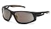 Carhartt CHB690DT Ironside SAFETY Glasses, Black/Tan Frame, Antique Mirror Anti-Fog Lens