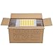 HORLIMER 9x6x4 Shipping Boxes Set of 30, White Corrugated Cardboard Mailer Box for Packing Small Business