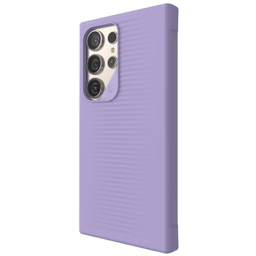 ZAGG Luxe Samsung Galaxy S24 Ultra Case – Graphene-Enhanced, Ultra-Slim, Shock-Resistant, 10ft Drop Protection, Eco-Friendly Design, Wireless Charging Compatible, Lilac Purple
