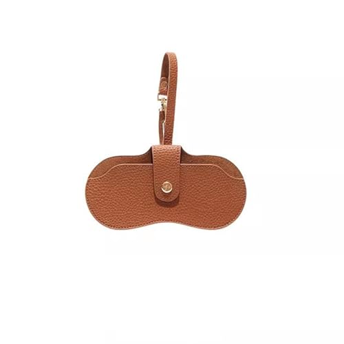 Image of K Luxury Sunglasses Cases with Strap Stotage Bag Leather Reading Eyeglass Case Portable Case Soft Pouch for Women