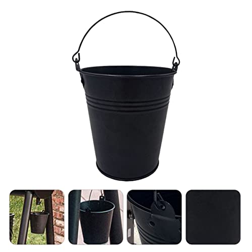 CIYODO Barbecue Accessories Drum Oil Bucket for Grill Grease Drip Bucket Grill Drip Bucket Grease for Grill Wood Pellet Fat Bucket Grease Drip Pit Smoker Oil Bucket Fat Bucket Inserts Grid Hourglass - Image 2