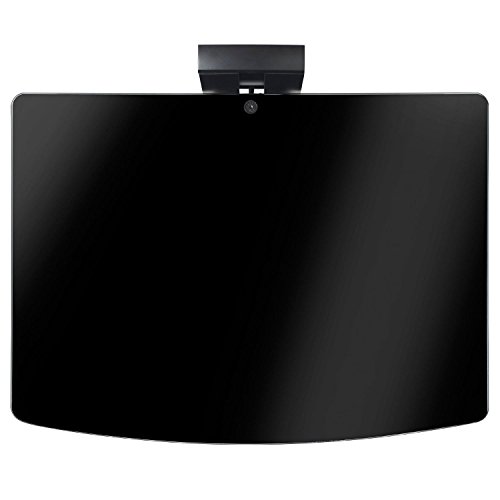 image for WALI Floating Shelf with Strengthened Tempered Glass for DVD Players, 