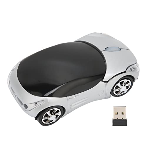 Image of Luqeeg 2.4GHz Car Mouse, 3D Sport Car Shape Ergonomic Optical with USB Receiver, 1600 DPI Computer Mouse for PC Laptop Computer