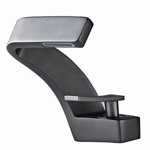 Grifo cascada de latón robusto para un baño moderno y elegante en oro negro