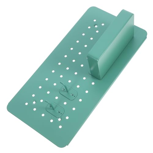 PRETYZOOM Elegant Wall Mount Storage Rack Box Metal Pegboard for Office Home Wall Organizer