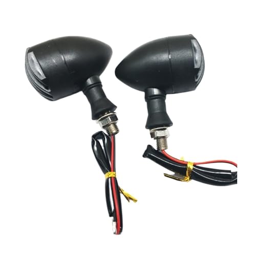 Clignotant de moto Bullet rétro avec indicateur ambre momt 12V