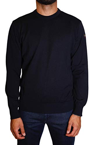 Paul and Shark Hombres extrafino Merino Lana Jersey Cuello de Lana Crew...
