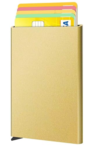 Image of FurArt Slim Minimalist Wallet RFID Credit Card Holder for Men | slim minimalist compact rfid id window thin